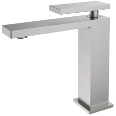 Смеситель для раковины Vincea Dice VBF-2DS1BN без донного клапана, сатин