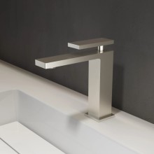 Смеситель для раковины Vincea Dice VBF-2DS1BN без донного клапана, сатин