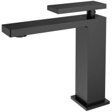 Смеситель для раковины Vincea Dice VBF-2DS1MB без донного клапана, черный матовый