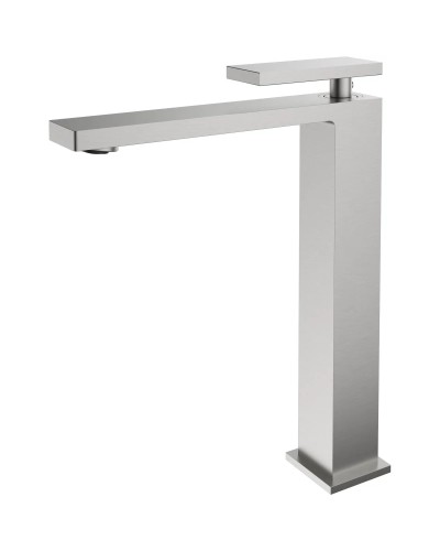 Смеситель для раковины Vincea Dice VBF-2DS2BN без донного клапана, сатин