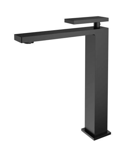 Смеситель для раковины Vincea Dice VBF-2DS2MB без донного клапана, черный матовый