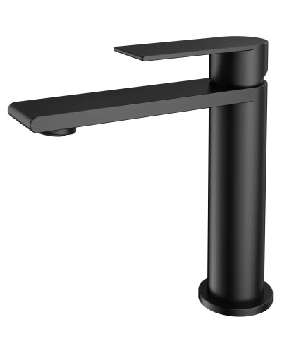 Смеситель для раковины Vincea Vogue VBF-2VS1MB без донного клапана, черный матовый