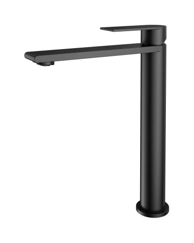 Смеситель для раковины Vincea Vogue VBF-2VS2MB без донного клапана, черный матовый