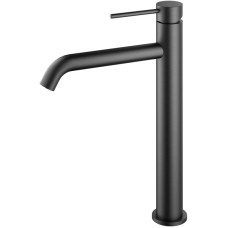 Смеситель для раковины Vincea City VBF-2C2GM без донного клапана, вороненая сталь