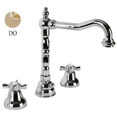 Смеситель для раковины золото 24 карат Cezares Lord LORD-BLS2-03/24