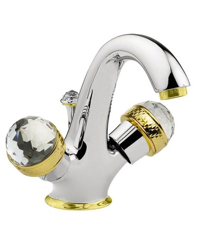 Смеситель для раковины Migliore Axo 18500 Хром золото