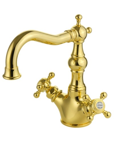 Смеситель для раковины Migliore Arcadia 18398 Золото