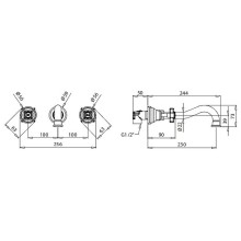 Смеситель для раковины Migliore Princeton 19360 Хром