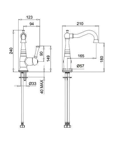 Смеситель для раковины Migliore Dallas 18603 Хром