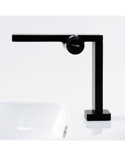 Смеситель для раковины WasserKRAFT Elbе 7410 Черный матовый Хром