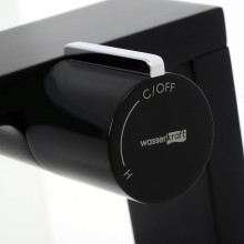 Смеситель для раковины WasserKRAFT Elbе 7410 Черный матовый Хром