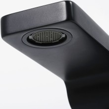 Смеситель для раковины WasserKRAFT Elbе 7410 Черный матовый Хром