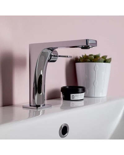 Смеситель для раковины Paffoni Rock RO071ST Сталь