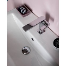 Смеситель для раковины Paffoni Rock RO071ST Сталь