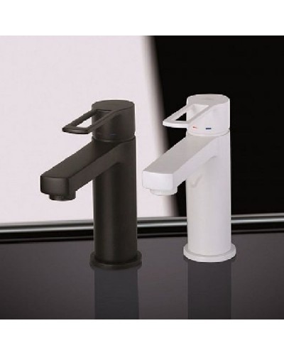 Смеситель для раковины Paffoni Ringo RIN071BO Белый матовый