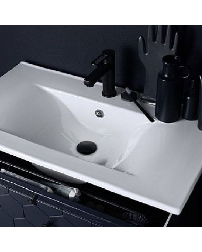 Смеситель для раковины Paffoni Ringo RIN071NO Черный матовый