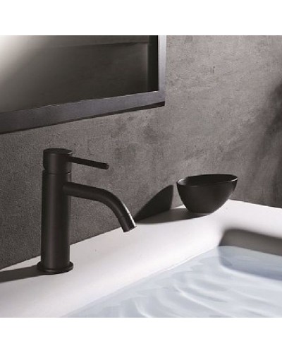 Смеситель для раковины Paffoni Light LIG071NO Черный матовый