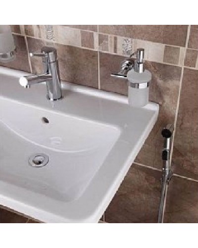 Смеситель для раковины Paffoni Birillo BI069CRD с гигиеническим душем Хром