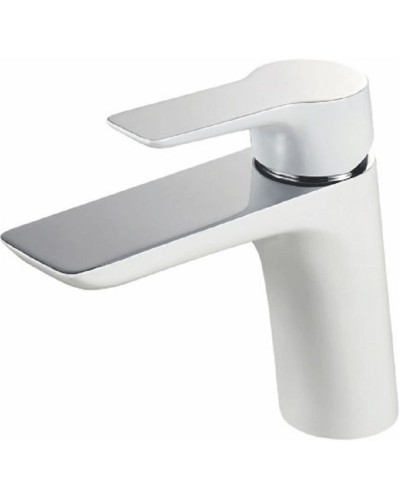 Смеситель для раковины Orans K-1078 1078k00 Серебристый хром Белый глянец