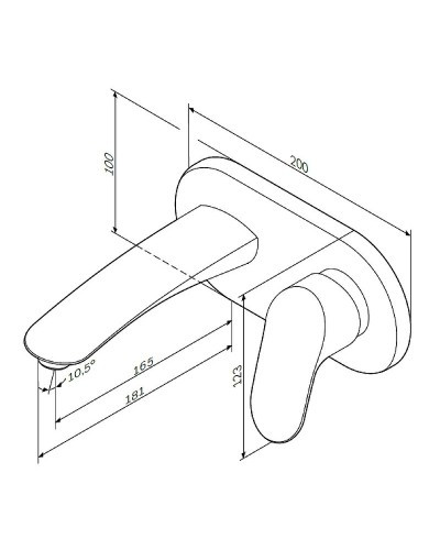 Смеситель для раковины AM.PM Like F8072200 Хром