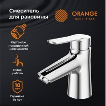 Смеситель для раковины Orange Tony M54-021cr Хром