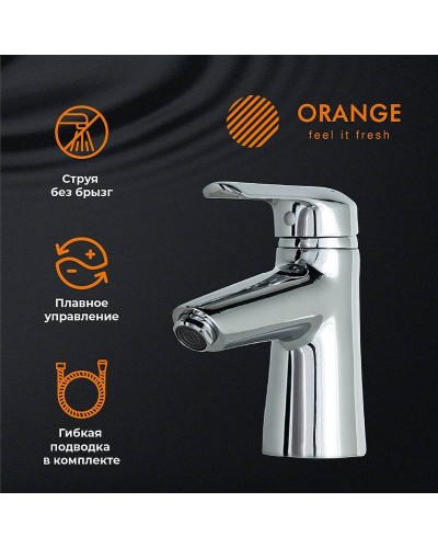 Смеситель для раковины Orange Tony M54-021cr Хром