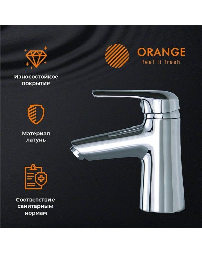 Смеситель для раковины Orange Tony M54-021cr Хром