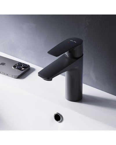 Смеситель для раковины AM.PM Gem F90A02122 Черный