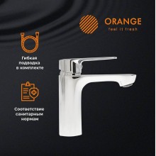Смеситель для раковины Orange Sofi 2.0 M46-021cr Хром