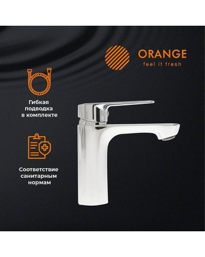 Смеситель для раковины Orange Sofi 2.0 M46-021cr Хром