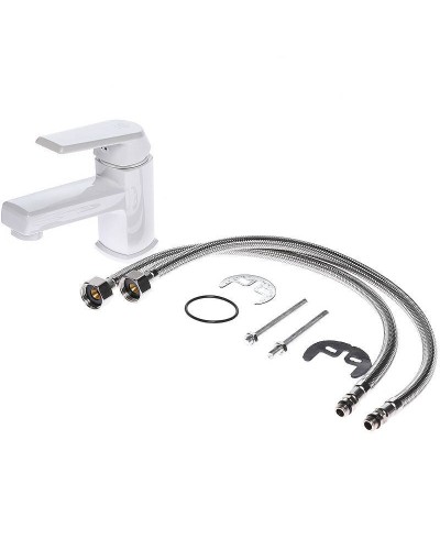 Смеситель для раковины Orange OneLife P02-021w Белый