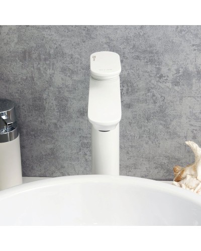 Смеситель для раковины WasserKRAFT Mindel 8503H Белый матовый