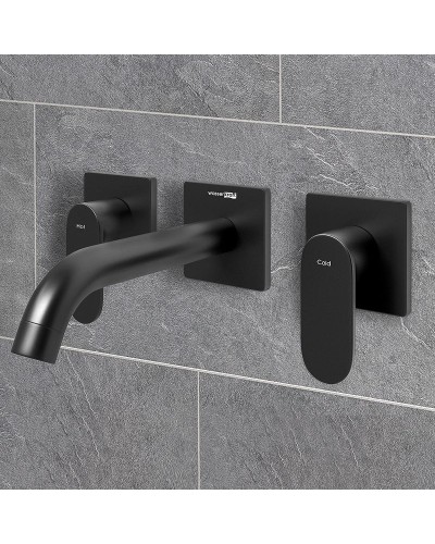 Смеситель для раковины WasserKRAFT Elbе 7445 Черный матовый