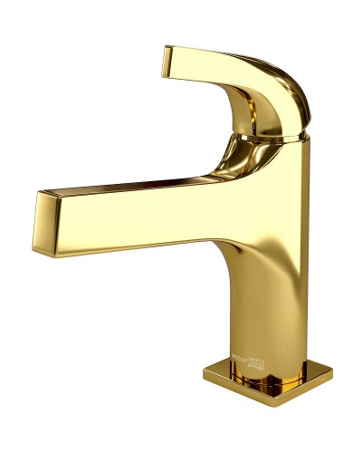 Смеситель для раковины WasserKRAFT Sauer 7103 Золото