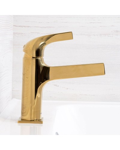 Смеситель для раковины WasserKRAFT Sauer 7103 Золото