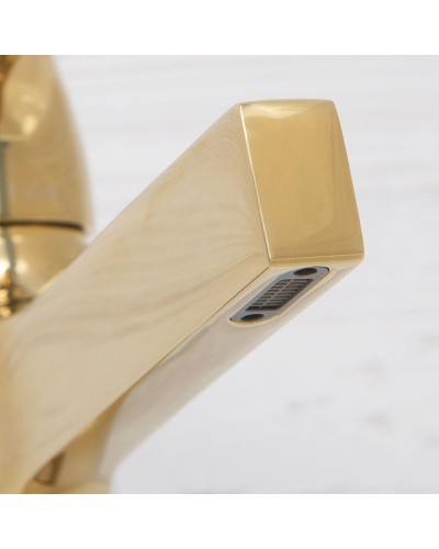 Смеситель для раковины WasserKRAFT Sauer 7103 Золото