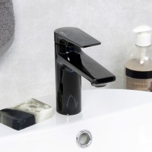 Смеситель для раковины WasserKRAFT Glan 6603 Черный глянцевый