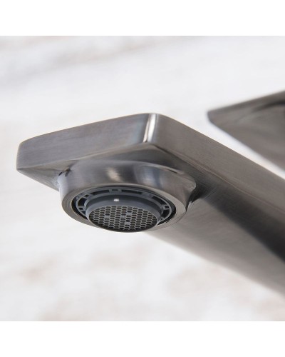 Смеситель для раковины WasserKRAFT Wiese 8403H Оружейная сталь