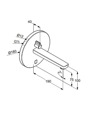 Смеситель для раковины Kludi Zenta 3850105 Хром