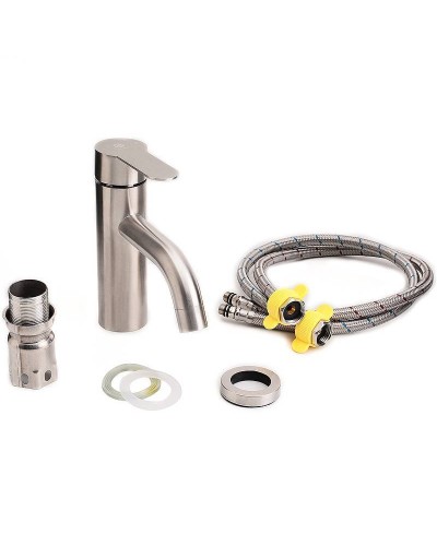 Смеситель для раковины Orange Steel M99-021ni Никель