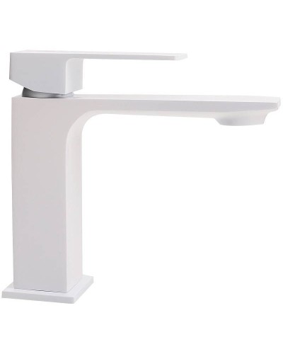 Смеситель для раковины Orange Lutz M04-021w Белый