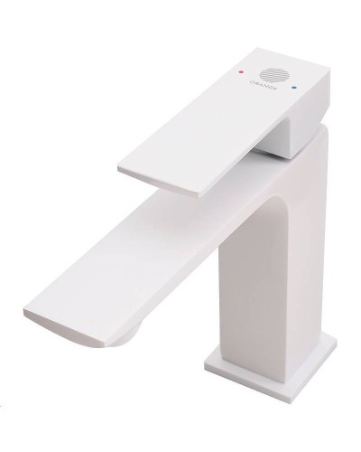 Смеситель для раковины Orange Lutz M04-021w Белый