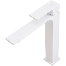 Смеситель для раковины Orange Lutz M04-121w Белый