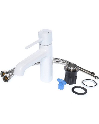 Смеситель для раковины Orange Karl M05-021w Белый