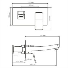 Смеситель для раковины WasserKRAFT Aller 10630 Хром
