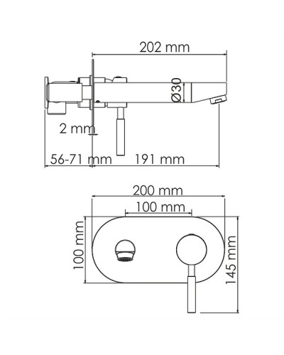 Смеситель для раковины WasserKRAFT Main 4130 Хром