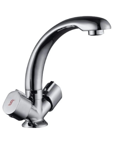 Смеситель для раковины без донного клапана Rossinka R R02-63