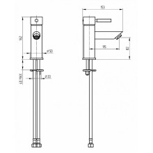 Смеситель для раковины Migliore Fortis 18660 Хром