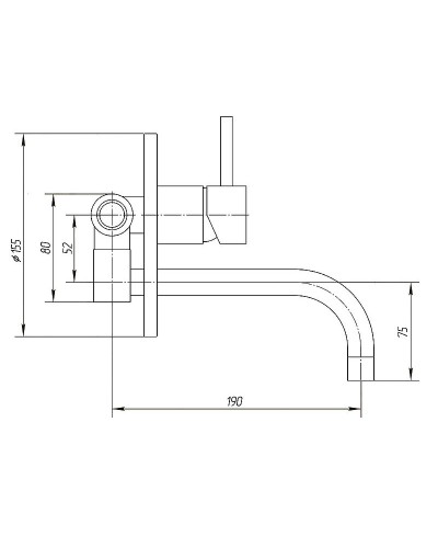 Смеситель для раковины Migliore Fortis 18659 Хром