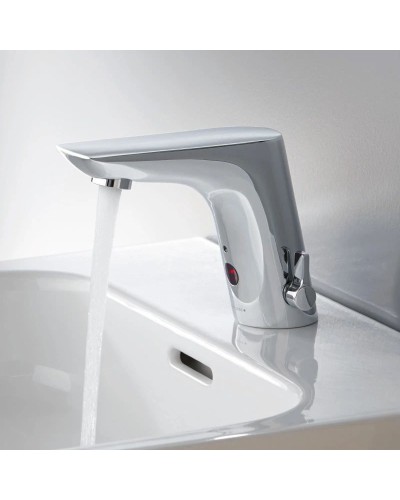 Электронный смеситель для раковины без донного клапана Kludi Balance 5220205